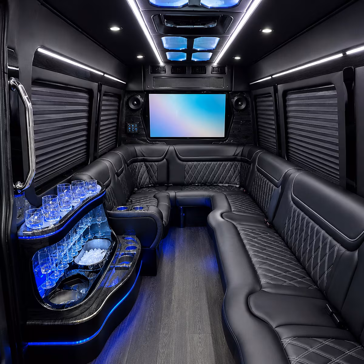 across hesperia california party bus rental
