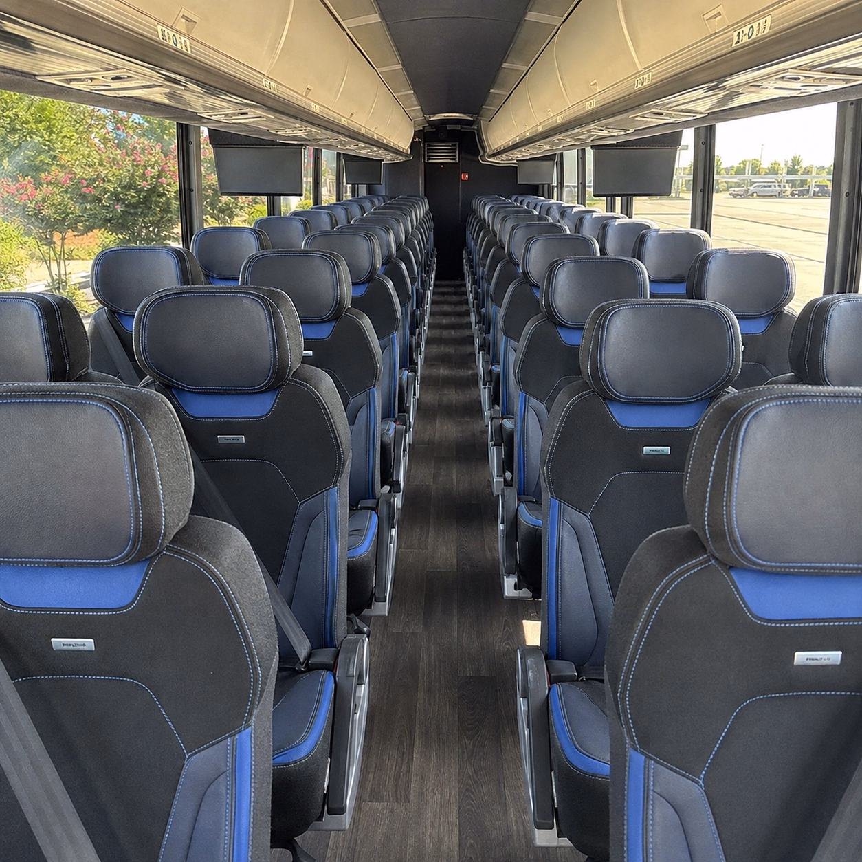 hesperia charter bus rental inside