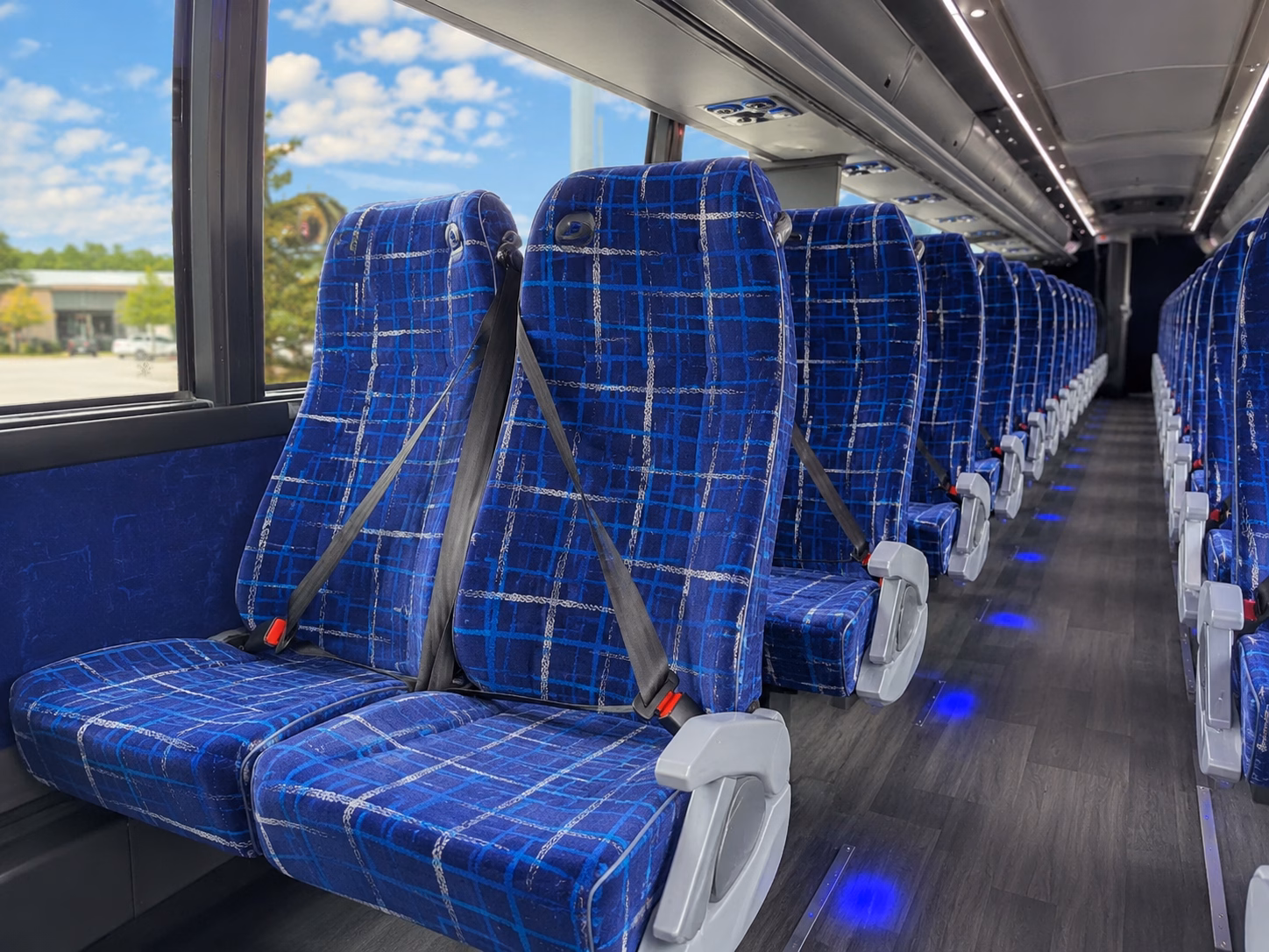 hesperia charter bus rental interior